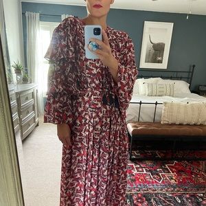 Happy x Nature Kate Hudson butterfly maxi sz M